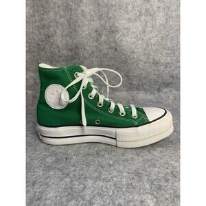 Converse Chuck Taylor’s Amazon Green Platform High Tops Men’s 4.5 Women’s 6.5